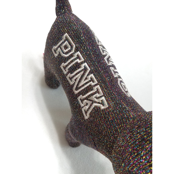 VS Pink Large Lurex Glitter Dog - Picture 4 of 8